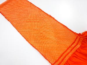 正絹　振袖用　絞り　帯揚げ